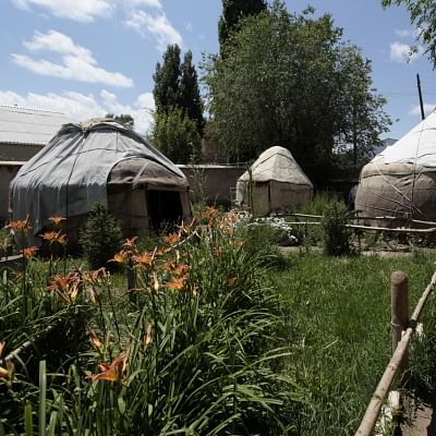 Kochkor village yurts, Kyrgyzstan