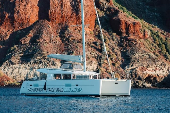 Beautiful Day: A Catamaran Semi-Private Santorini Cruise  photo 4