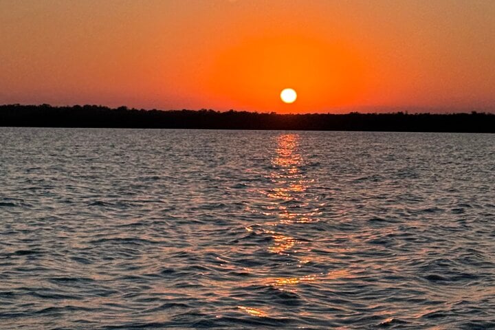 Atardecer en la reserva de la biosfera de Sian Ka'an
