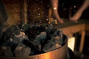 Lakeside Private Traditional Sauna with Aurora Borealis