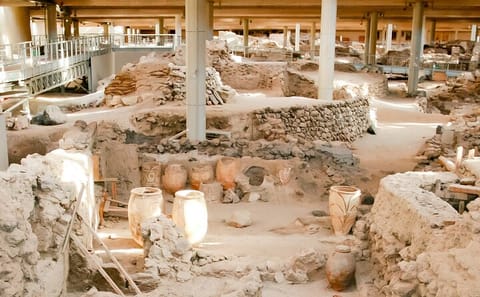 Cultural Tour of Akrotiri and Fira: Exploring Atlantis Myths