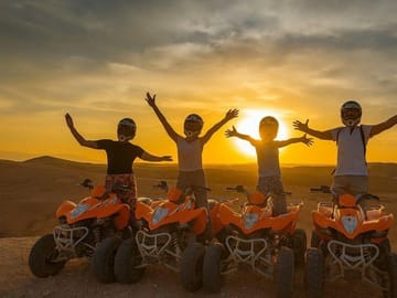 Agafay Sunset Dinner Show from Marrakech with Camel & Quad