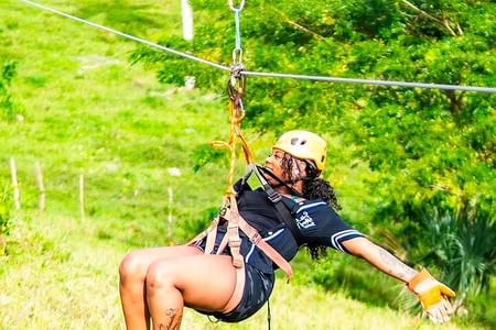 Tickets to zip line in Punta Cana