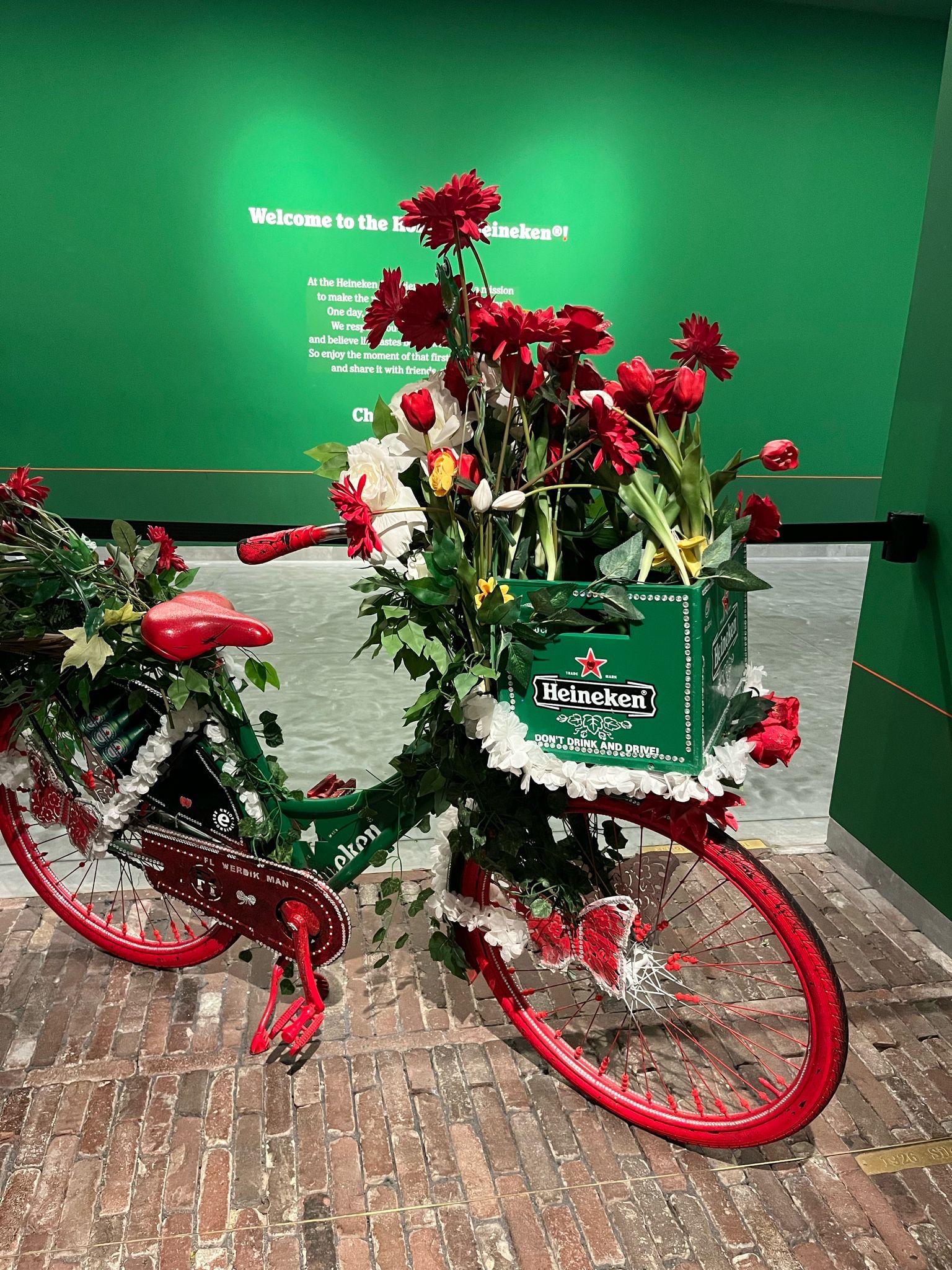 Heineken Bike at the Heineken Experience in Amsterdam