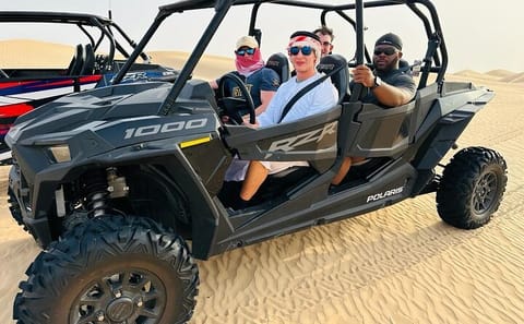 Dubai Desert Dune Buggy Adventure with Camel Ride Hotel Transfers