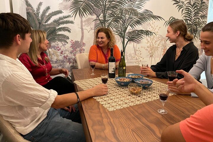 Istanbul Wine Tasting at Home with Local Family