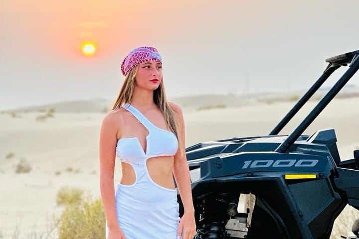 Dubai Desert Dune Buggy Adventure with Camel Ride Hotel Transfers 3