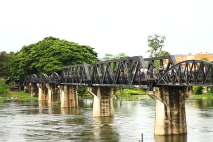 Floating Market & Historic River Kwai Bridge Combo Experience
