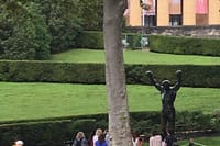 Rocky statue