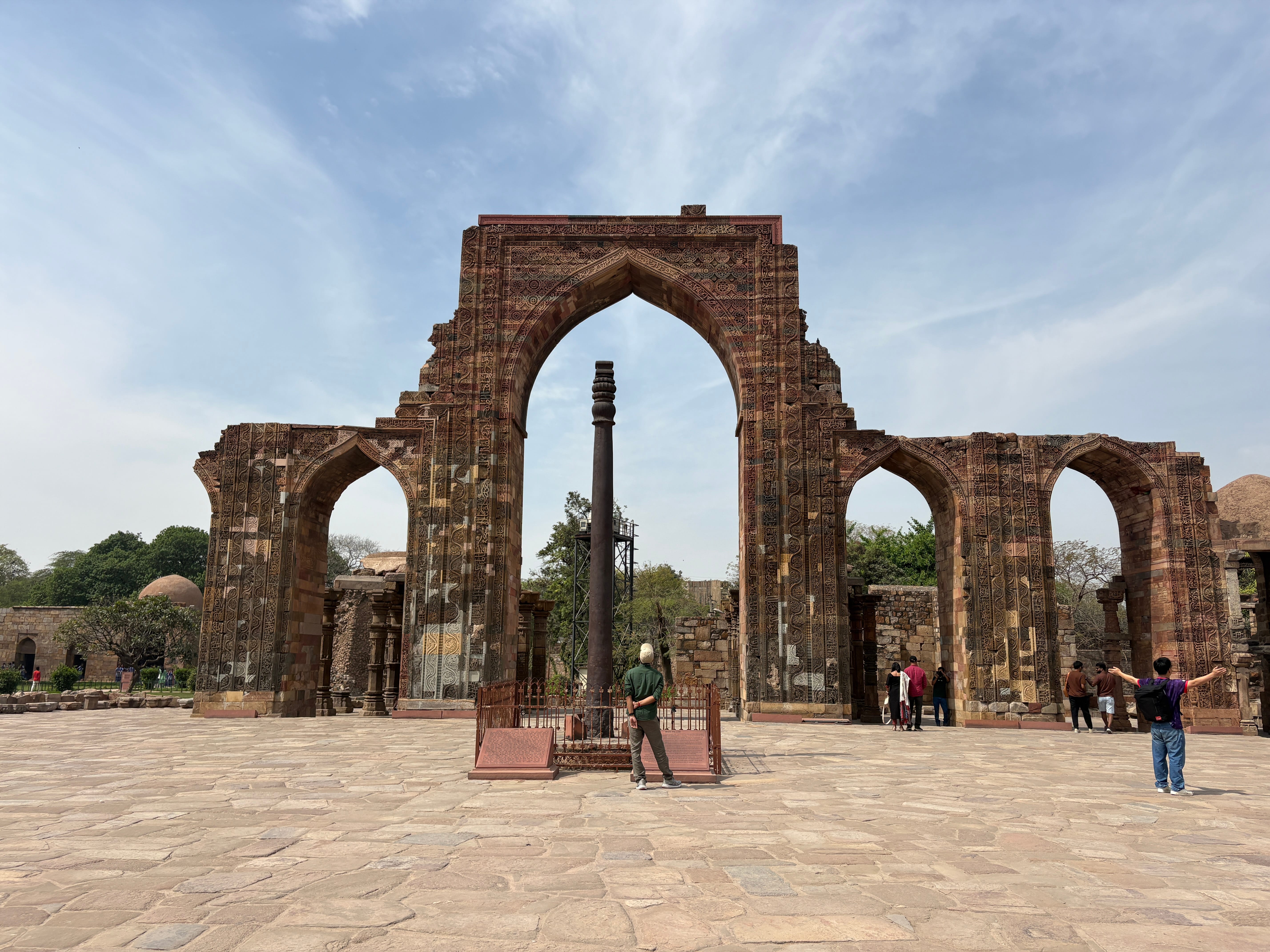 Qutub minar iron pillar