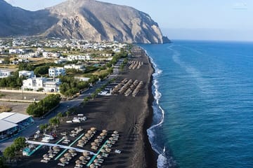 Private Half-Day Beach Tour of Kamari and Vlichada in Santorini