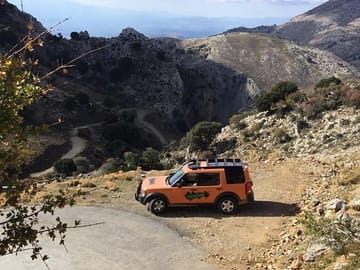 in the mountains