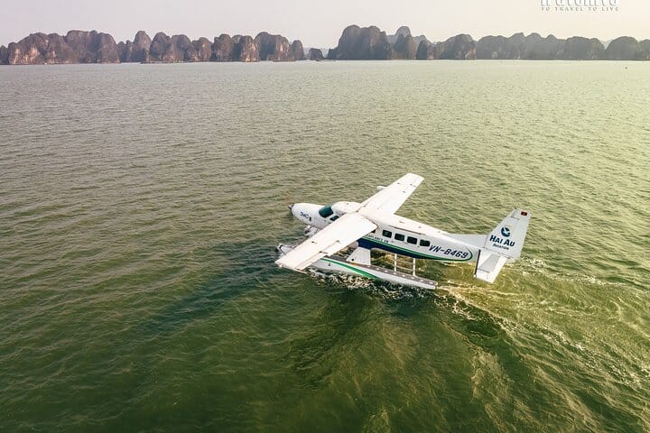 From Hanoi to Halong Bay 1 Day Tour with Scenic Seaplane & Cruise