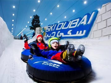 Skiing and Snowboarding at Ski Dubai in Mall of Emirates
