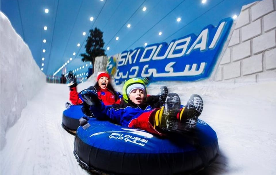 Skiing and Snowboarding at Ski Dubai in Mall of Emirates