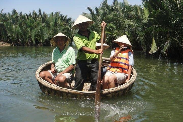 Entry Ticket: Basket Boat Ride in Cam Thanh Coconut forest