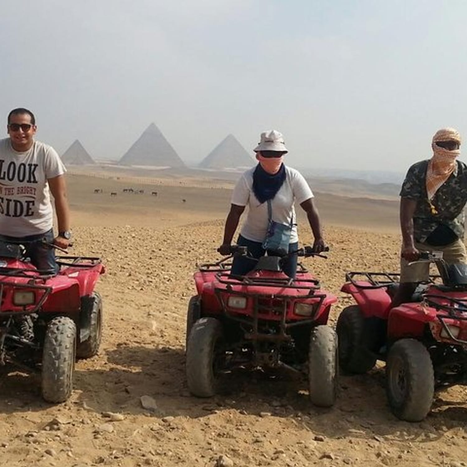 1.5Hour Quad Bike Tour around the Giza Pyramids from Cairo