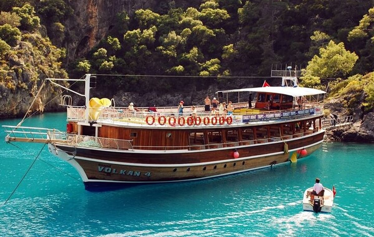 Butterfly Valley Boat tour with Lunch and Transfer from Fethiye