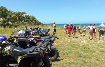 ATV & community adventure, Mangrove tour, food tasting and Beach