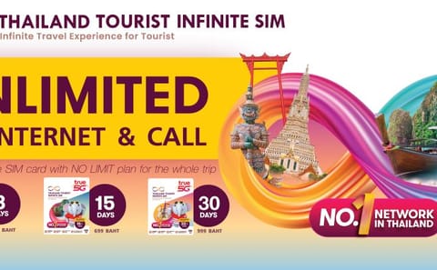 Bangkok: SIM Card with Unlimited Data Plan