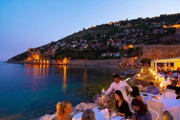 Alanya Seafront Dinner Experience by the Red Tower
