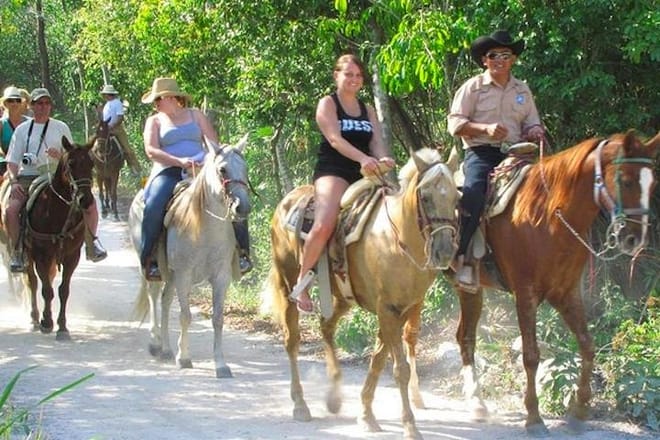 Ziplining and Horseback Riding Experience from Cancun and Playa del Carmen 4