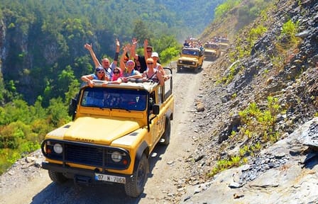 Antalya Jeep Safari Tour with Off-Road, Lunch & Transfer