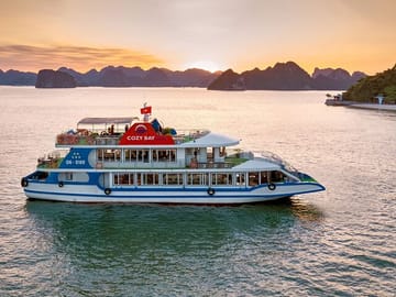 Cozy Bay Cruise 5 Star Halong Day Trip from Hanoi by Expressway