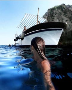 Capri: 2 hour private boat tour, swim, relax & explore hidden gems