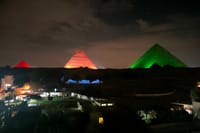 Pyramids Light Show Visit Egypt Viaje a Egipto Egypt Tours Kareem Egypt Guide Egypt Guide Pyramids Of Giza Private Tour Egypt Egypt Travel Package Local Guide in Egypt Tours in Egypt