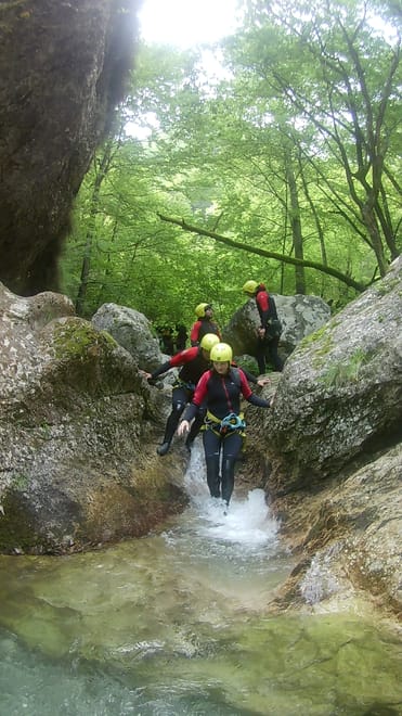 FAMILY CANYONING IN SOČA VALLEY photo 2