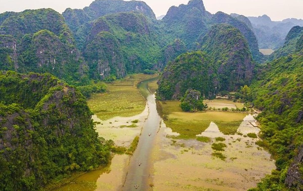 Ninh Binh & Cuc Phuong 2 days group tour from Hanoi: Biking, boat trip, Hiking