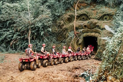 Gorilla Cave ATV Bali Ubud, Monkey Forest, Temple, and Lunch