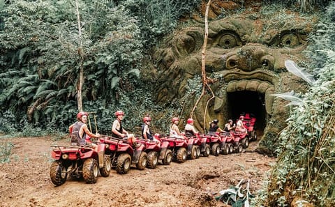 ATV Adventure in Ubud with Monkey Forest and Temple Visit
