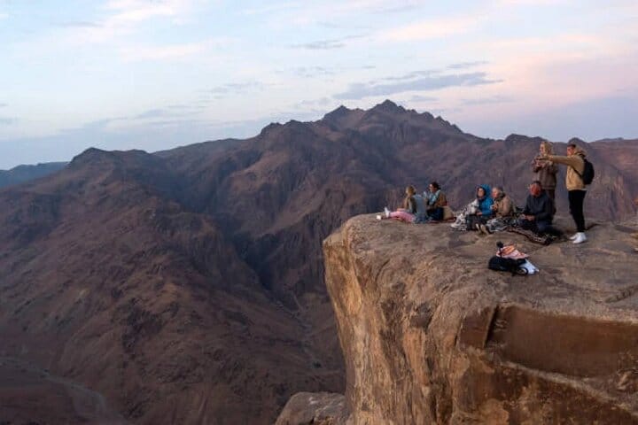 St Catherine’s Monastery and the Summit of Mount Sinai from Sharm