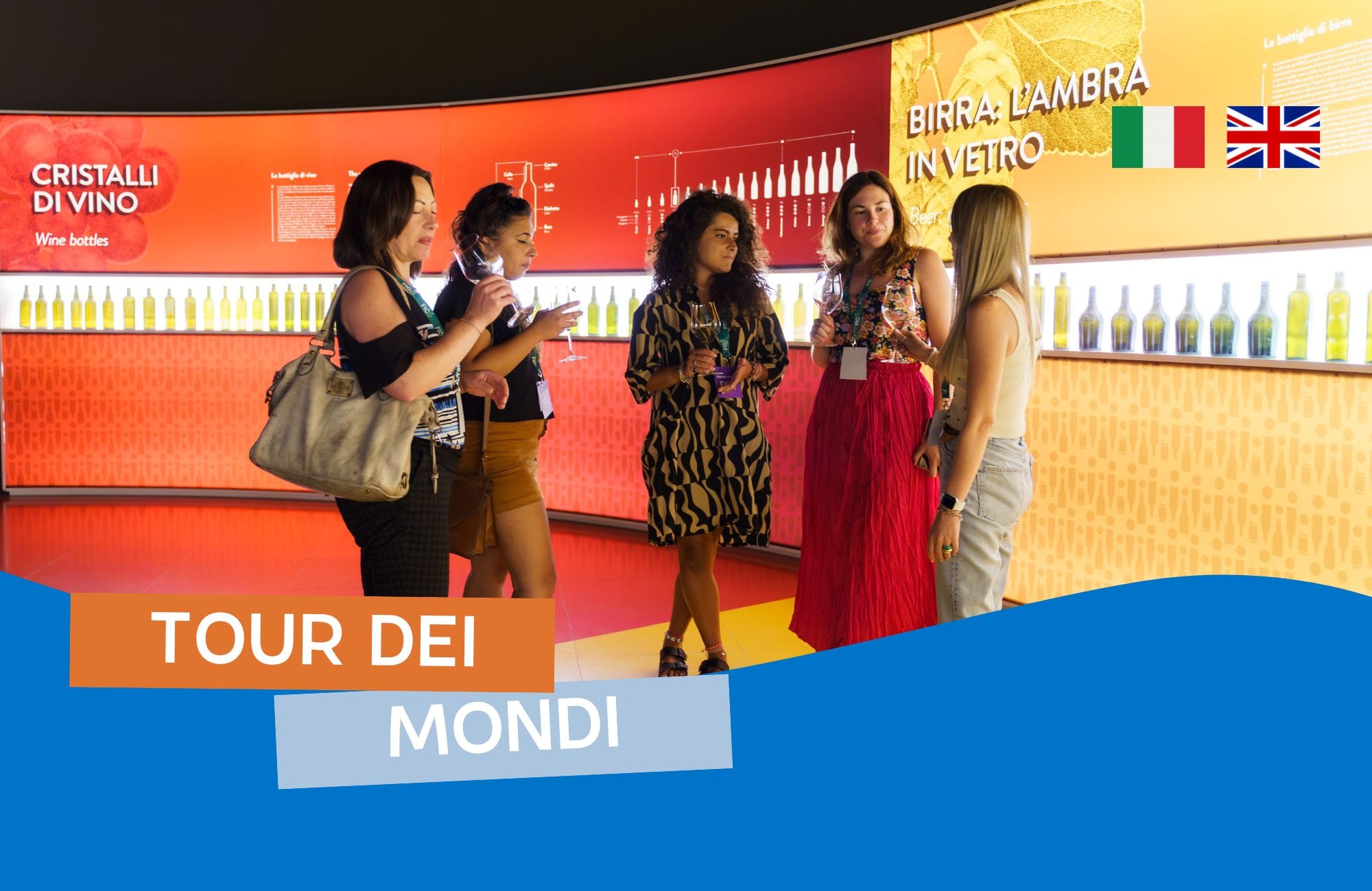 Grand Tour Italia, Bologna - Tour dei mondi con degustazioni italiano