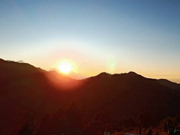 Sunrise view from Poon Hill