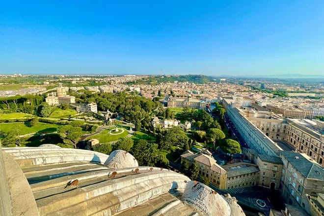 Rome Vatican St Peter's Basilica & Dome Private Tour & Breakfast