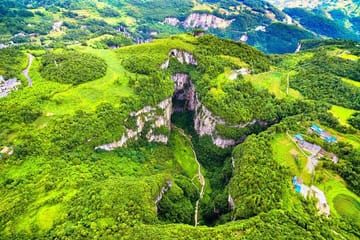 Chongqing City Day Tour to Wulong County's Natural Bridges
