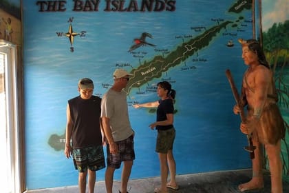 Monkeys and Sloth Hang Out with Island Tour in Roatan