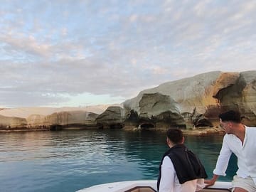 Private Sailing Tour of Milos Coastline from Adamas