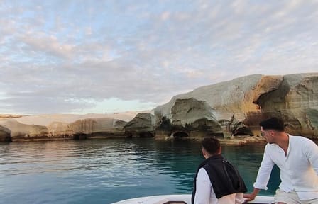 Private Sailing Tour of Milos Coastline from Adamas