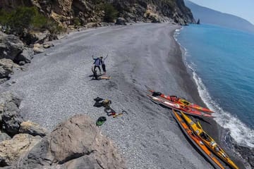 Sea Kayak Expedition and Camping in Chania, Crete