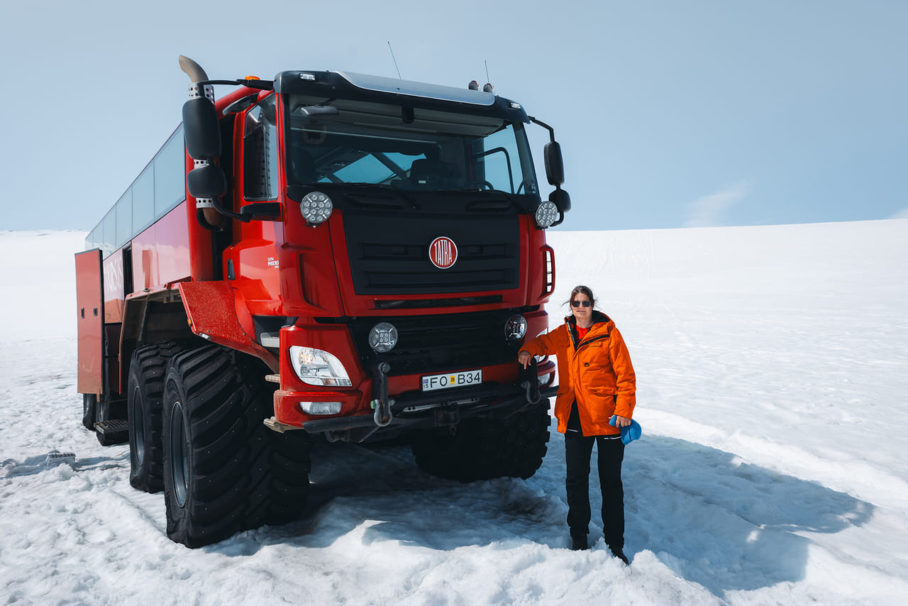 Red Glacier Monster Truck Tour - Unique Langjökull Glacier Tour from Gullfoss 9