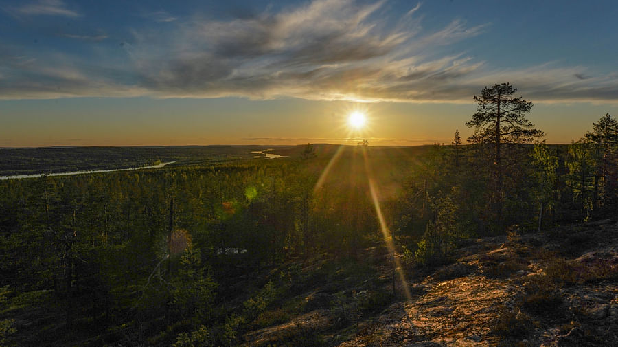 Magical Midnight Sun in Rovaniemi