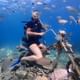 Ride a motorcycle under the water