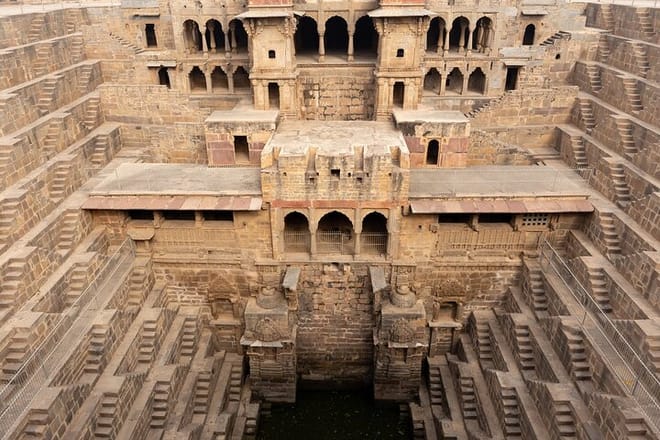 Front Part of Chand Baori