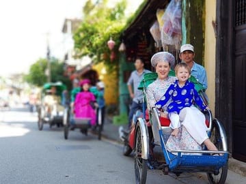 Cultural Bike Tour in Hoi An with Traditional Ao Dai