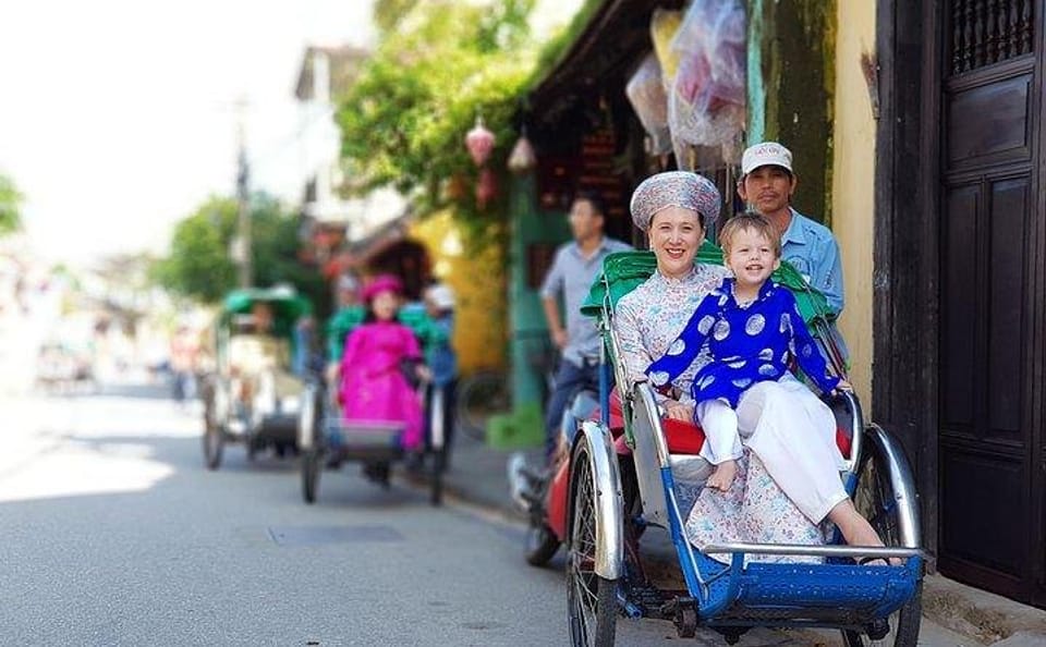 Cultural Bike Tour in Hoi An with Traditional Ao Dai