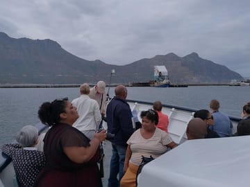 On the boat to Seal Island